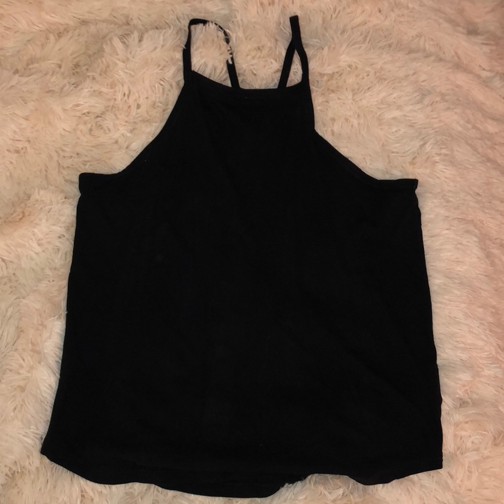 Old Navy black boxy tank top